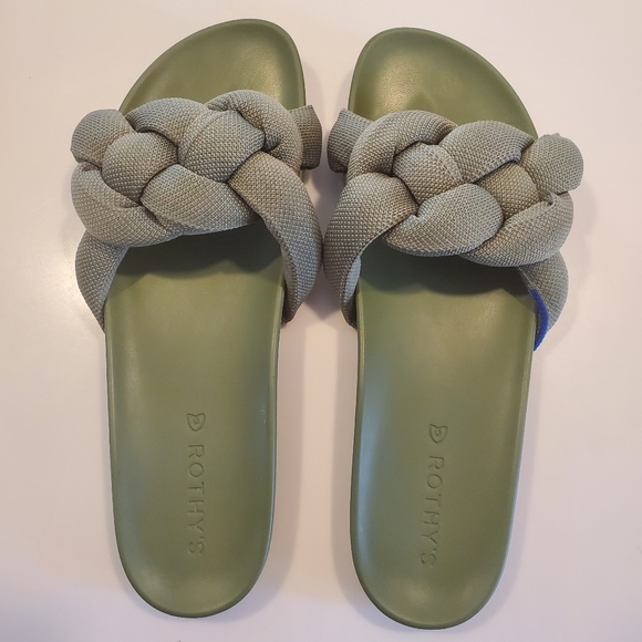 Rothy's Shoes - Rothy's Size 9.5 Palm Bubble Slides